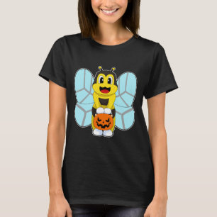 Bee Halloween Pumpkin T-Shirt