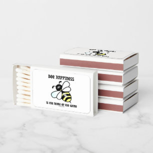 Bee Happiness Is The Name Of The Game Matchboxes