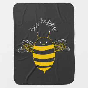 Bee Happy Baby Blanket