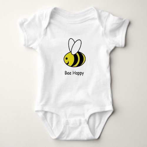 Bee Happy Baby Bodysuit