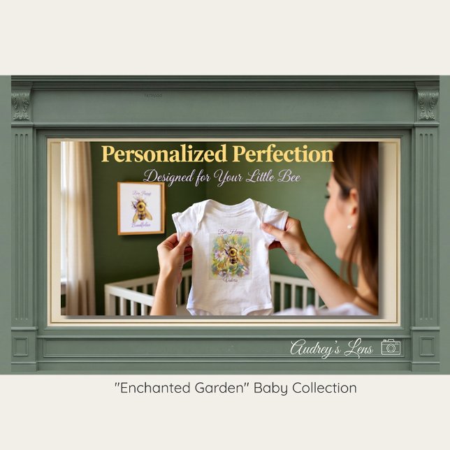 Bee Happy Baby Bodysuit | Bumblebee Gift (Creator Uploaded)