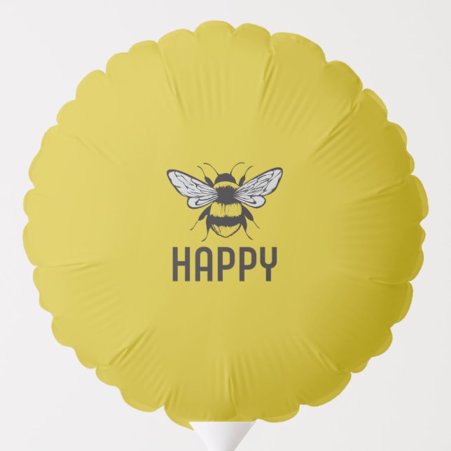 Bee Happy Balloon (Back)