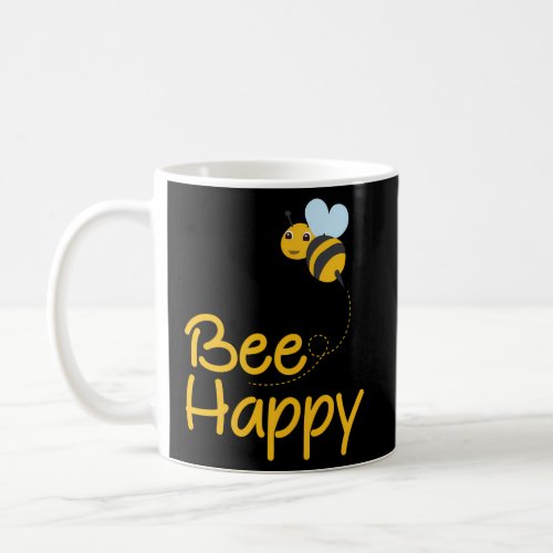 Bee Happy Bumble Bee Coffee Mug