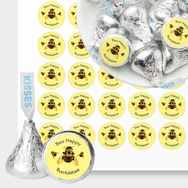 Bee Happy Bumblebees Hershey®'s Kisses® (Creator Uploaded)