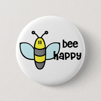 Bee Happy Button
