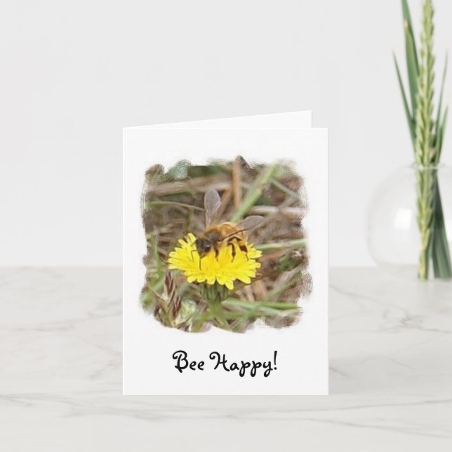 Bee Happy! Card (Front)
