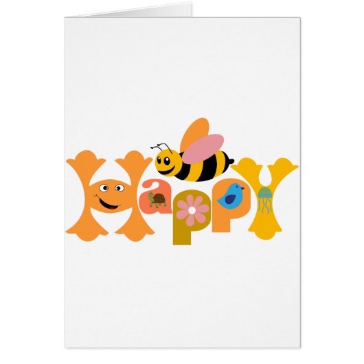 Bee Happy Cards (Front)