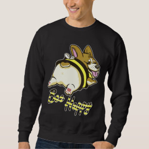 Bee Happy Corgi With Bee Costume Sweatshirt