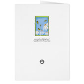 Bee Happy Daisies Note Card (Back)