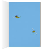 Bee Happy Daisies Note Card (Inside (Right))