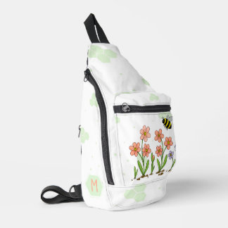 Bee Happy Garden Sling Bag
