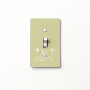 Bee Happy Light Switch Cover