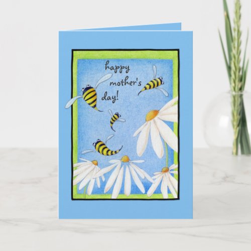 Bee Happy Mothers Day Card