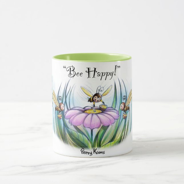 “Bee Happy” mug (Center)