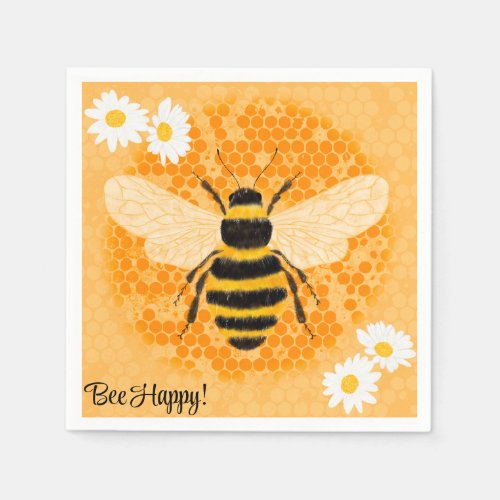 Bee Happy Napkins