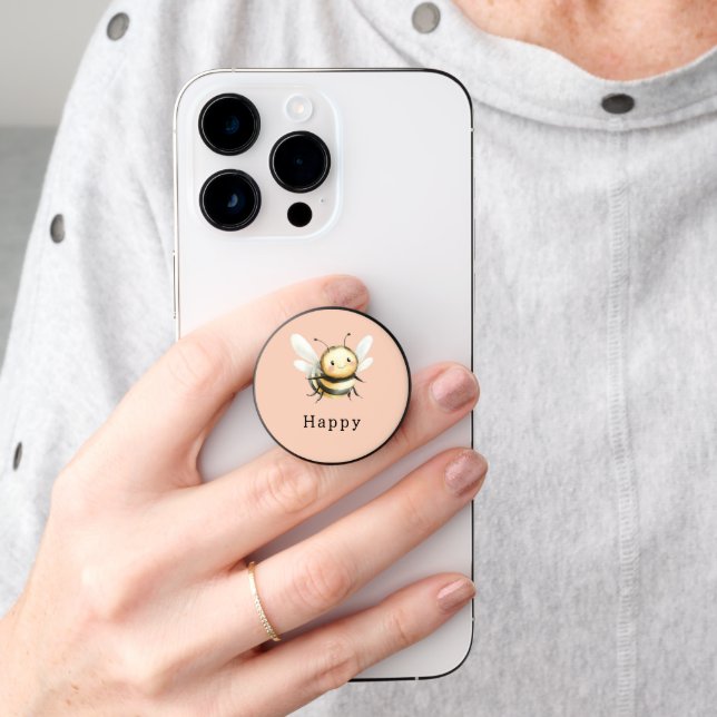 Bee Happy PopSocket (Hand)