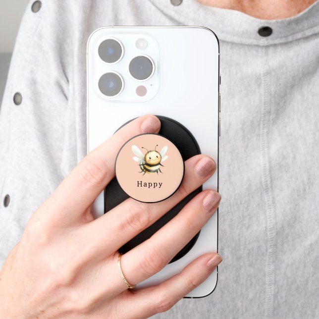 Bee Happy PopSocket (Hand)