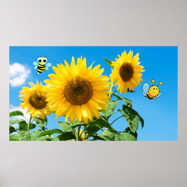 Bee Happy. Poster (Front)