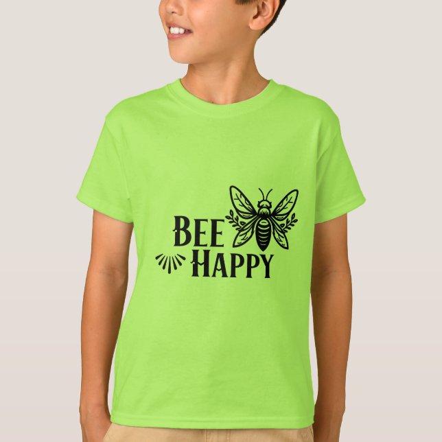 Bee Happy T-Shirt (Front)