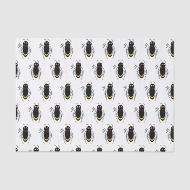 Bee Happy Tissue Paper (Front)