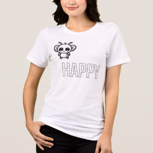 Bee Happy :) Tri-Blend Shirt