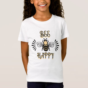 Bee Happy Vintage Colors Honey Bee T-Shirt