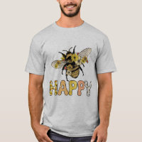 Bee Happy Vintage Sublimation