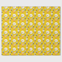 Bee Happy Wrapping paper 