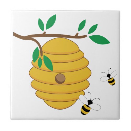 Bee Hive Ceramic Tile