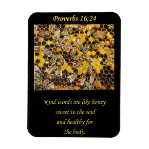 Bee Hive. Christian gift Magnet