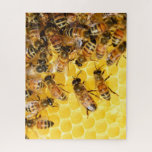 Bee Hive Honey Bees Photo Puzzle at Zazzle