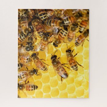 Bee Hive Honey Bees Photo Puzzle by StoneRhythms at Zazzle