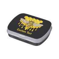 Bee Hive Honey Candy Tin