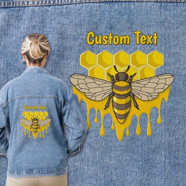 Bee Hive Honey Denim Jacket (Creator Uploaded)