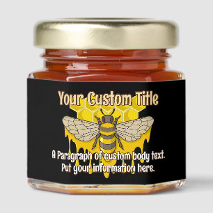 Bee Hive Honey Jar Favors