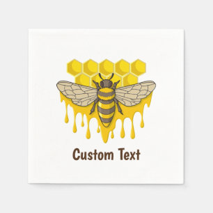 Bee Hive Honey Napkins
