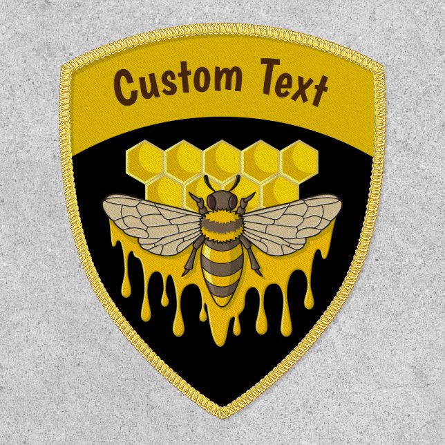 Bee Hive Honey Patch (Front)