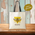 Bee Hive Honey Tote Bag