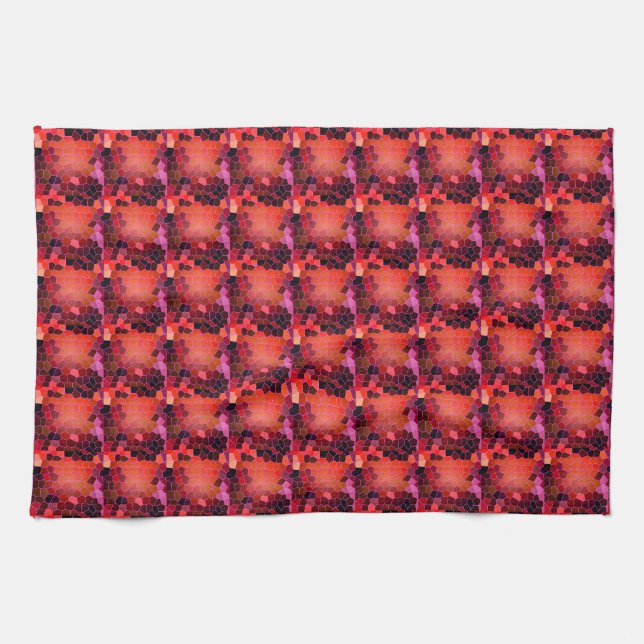 Bee Hive Pattern Kitchen Towel (Horizontal)