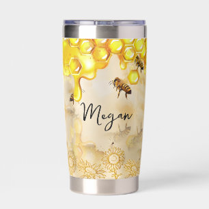 Bee Hive Personalized Let It Bee Stainless Steel Insulated Tumbler