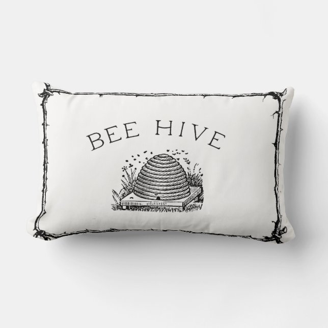 Bee Hive Pillow (Front)