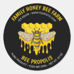 Bee Hive Propolis Label