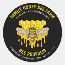Bee Hive Propolis Label