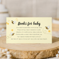 Bee Honey Baby Shower Book Request