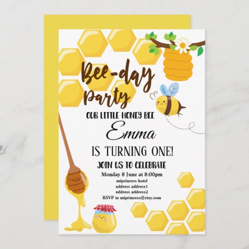 bee honey bee honey comb  Bumble bee Invitation