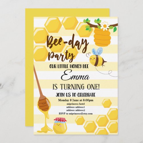 bee honey bee honey comb  Bumble bee Invitation