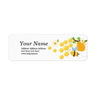 bee, honey bee, honey comb , Bumble bee Label