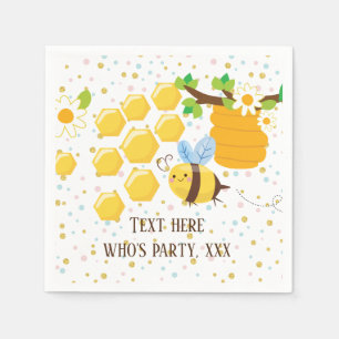 bee, honey bee, honey comb , Bumble bee Napkins