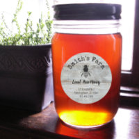 Bee Honey Business Product 3 Inch Round Sticker