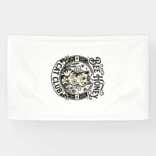 Bee Honey Cat Funny Cat Graphic - Bee Honey Cat Cl Banner